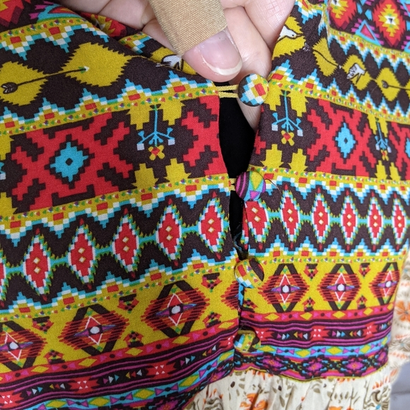 umgee • boho babydoll tunic peasant dress - Picture 6 of 6